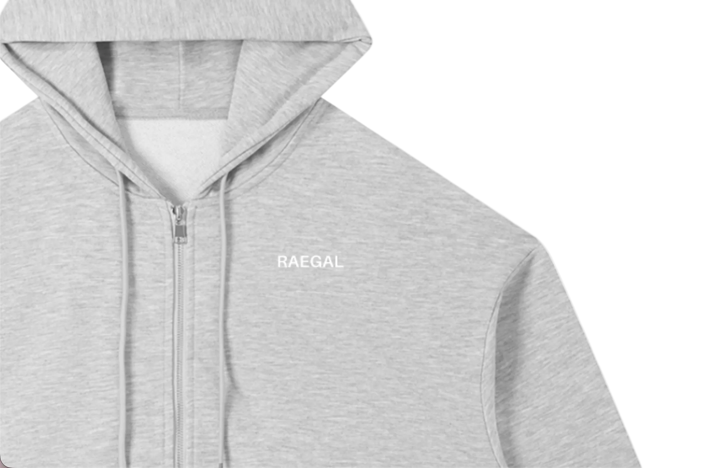 Grey Reagal Fleece Hoodie